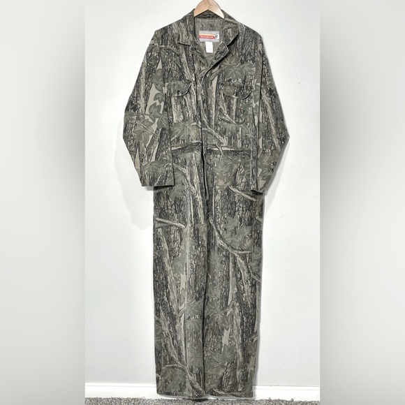 Winchester Trebark Camo Hunting Coveralls Size XL Safety Vest,Tag Holder & Scent - Picture 2 of 12